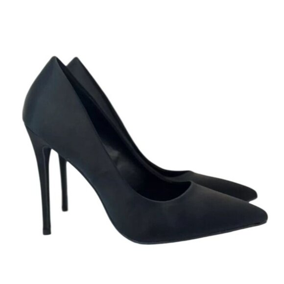 LILIANA / Kimye-88 / Black / Stiletto / High Heel/  Pointed Toe / Pumps / For Wo - Picture 4 of 8